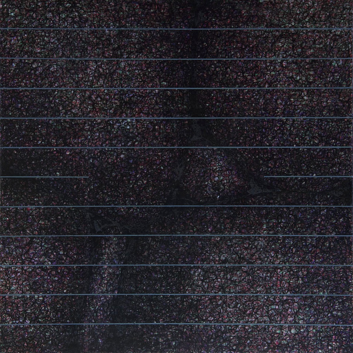 Canson film, oil pastel, paper (collages) on white MDF; 100cmx100cm; 2013