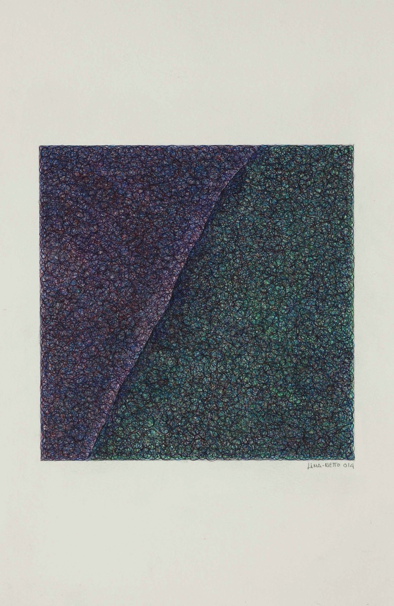 Drawing - ink on paper and watercolor