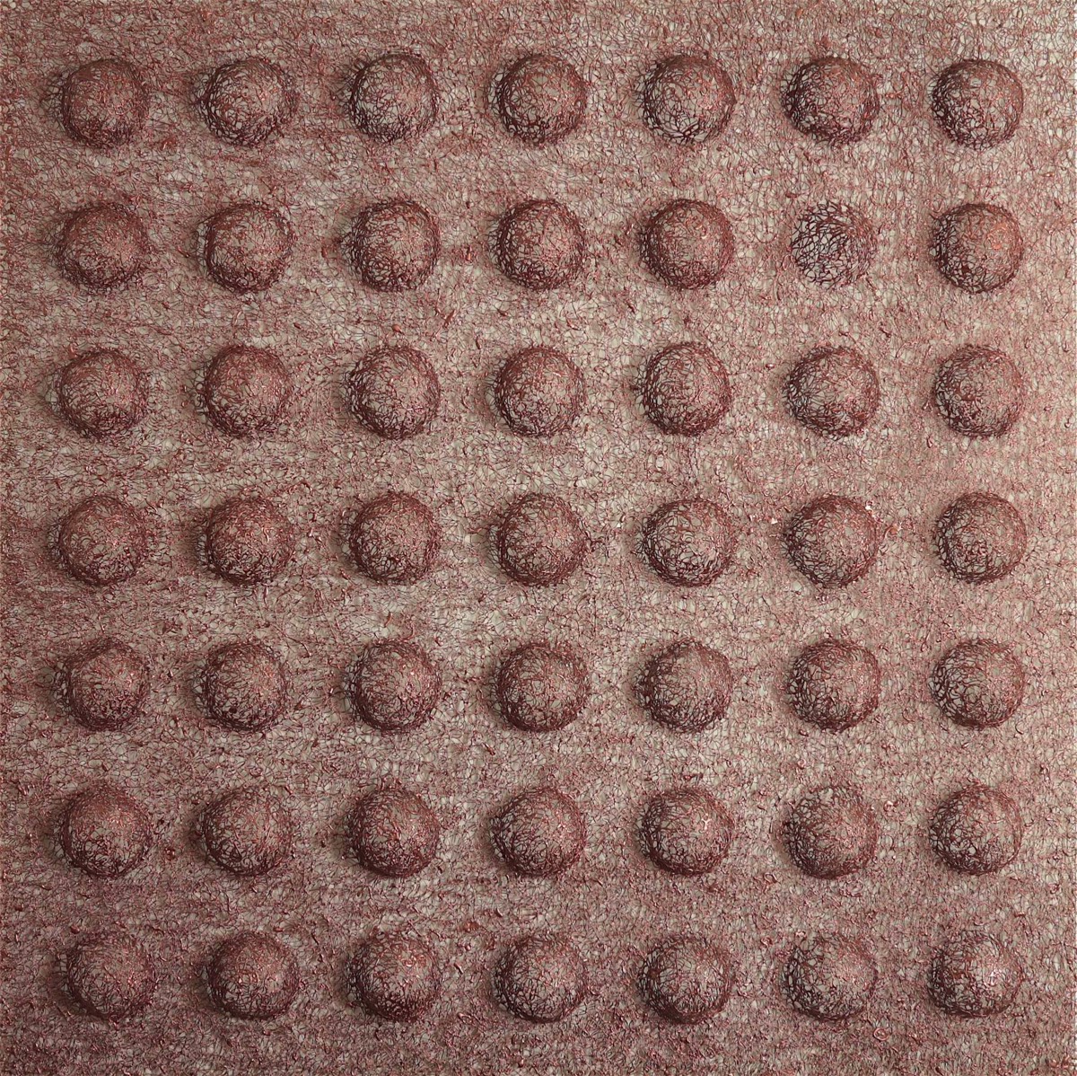 Thermoplastic polymer, extruded (drawn in 3D) and painted; 150x150x30 (cm) / 2015